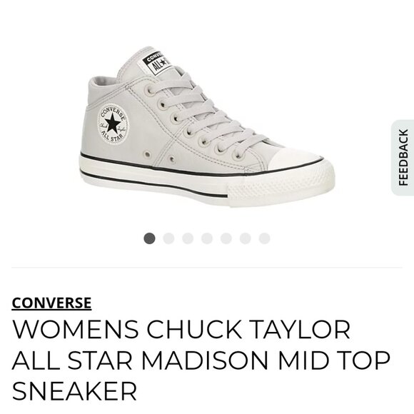 Womens Chuck Taylor All-Star Madison Mid-Top Sneaker SZ US 9 / EU 40 - Picture 1 of 6